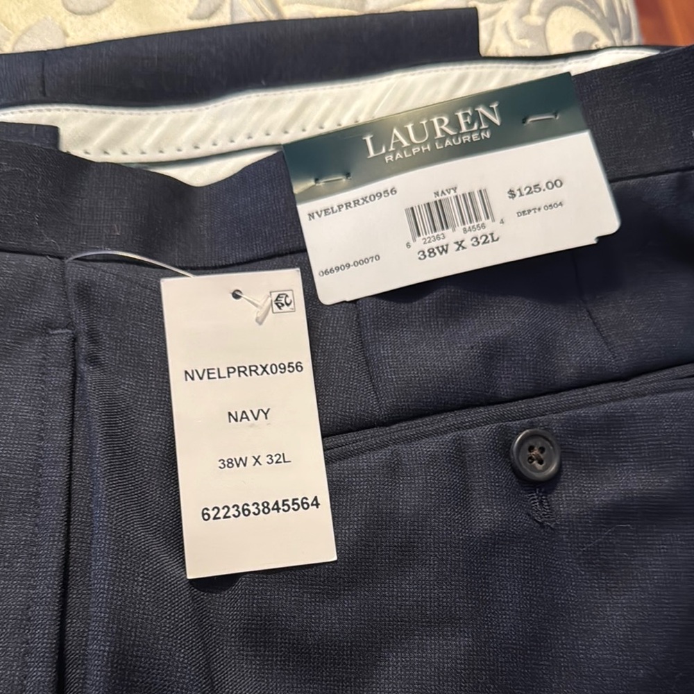 Lauren Ralph Lauren Navy Dress Pants